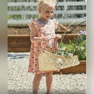 Matilda Jane MJC Joanna Gaines Wild Horse Dress Girls Size 4 Pink Pearl